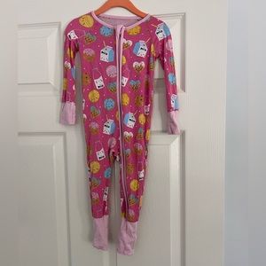 Little Sleepies Pink Milk & Cookies